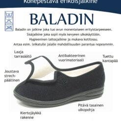 Podowell Baladin seniorijalkineet - musta - Image 5